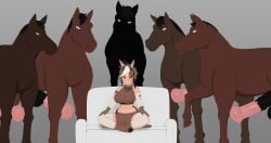 clothed_female g3mma horse horsecock meme meme_reference tagme tomoe_umari vtuber vtuberfanart zoophilia