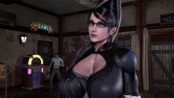 1girl 2026 3d 3d_background 3d_model 3d_render abs athletic athletic_body athletic_female bayonetta bayonetta_(character) bayonetta_2 bayonetta_3 big_ass big_breasts big_butt brickhouse clothed clothing fit fit_female glasses justfrog-entertainment long_hair muscles muscular muscular_arms muscular_back muscular_female muscular_legs muscular_thighs umbra_witch veins veiny virt-a-mate virtamate witch