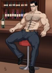 1boy archer_(series) avisgents male male_focus male_only solo solo_focus solo_male sterling_archer tagme