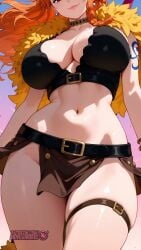 ai_generated anime big_ass big_breasts devilaiworks nami_(one_piece) one_piece orange_hair tagme video