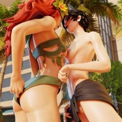3d 3d_(artwork) 3d_model 3d_render areola areolae artist_name ass ass_focus ass_grab ass_up beach black_lipstick blender blender_(software) boobs breasts breasts_out clothing female female_focus fortnite frameflare lesbian mature mature_female naked naked_female nipples nsfw nude nude_female oiled_body patreon patreon_username pussy summer thick_ass thick_thighs thighhighs thighs wet wet_body wet_pussy wet_skin white_body