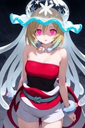 1girls ai_generated drooling empty_eyes female femsub hypnosis irida_(pokemon) mind_control nihilego nintendo pink_eyes pokemon pokemon_legends:_arceus tentacle ultra_beast