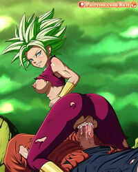 1boy 1girls ass blue_eyes boots breasts cum cum_in_pussy cum_inside dragon_ball dragon_ball_super earrings evil_grin faceless_male female femdom fusion goku green_eyes green_hair green_sky huge_cock kefla legendary_super_saiyan light-skinned_female light_skin looking_back malesub patreon penetration penis potara_earrings pussy rape reit reverse_cowgirl_position saiyan sex short_hair smile son_goku spiked_hair spiky_hair super_saiyan super_saiyan_2 torn_clothes tournament_of_power universe_6_saiyan/universe_7_saiyan vaginal_penetration