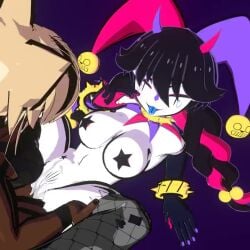 1futa 1girls 2025 3d animated ass asshole bodily_fluids bouncing_breasts breasts breasts_out clown clown_girl colonalcbplayer continue_after_cum continue_thrust_after_cum cum cum_explosion cum_in_pussy dark-skinned_futa dark_skin excessive_cum feet female futa_on_female futanari hat intersex jester jester_girl jiggling_breasts long_hair longer_than_one_minute monsterbox no_sound one_color_background original_character pasties penetration post-orgasm presenting presenting_pussy pussy riding sex straight straight_sex tagme thighhighs tongue tongue_out vagina vaginal_penetration video white_body
