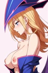 ai_generated anime breasts cartoon dark_magician_girl yu-gi-oh!