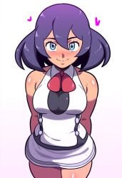 1girls 2024 2d 2d_(artwork) ai_generated dark-skinned_female dark_skin game_freak mullon nintendo novelai pokemon pokemon_(anime) pokemon_(game) pokemon_xy sina_(pokemon) solo solo_female solo_focus thick_thighs