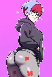 1girls 2024 2d 2d_(artwork) ai_generated game_freak mullon nintendo novelai penny_(pokemon) pokemon pokemon_(anime) pokemon_(game) pokemon_sv solo solo_female solo_focus thick_thighs