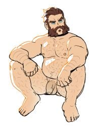 abs balls bara biceps daddy league_of_legends malcolm_graves male male_nipples male_only manly mature_male moustache muscular_male nipples nude pecs penis riot_games toraboi