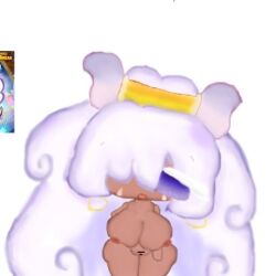 big_breasts censored_pussy cookie_run cookie_run_ovenbreak taurus_cookie thick_thighs