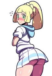 1girls 2024 2d 2d_(artwork) aged_up ai_generated ass blonde_hair game_freak lillie_(pokemon) mullon nintendo novelai panties pokemon pokemon_(anime) pokemon_(game) pokemon_sm solo solo_female solo_focus thick_thighs