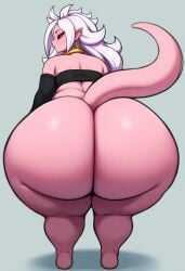 ai_generated android_21 big_ass bottom_heavy dragon_ball gigantic_ass gvukub huge_ass majin_android_21 thick_thighs