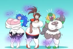 ass_expansion breast_expansion corruption drone droneification enemy_conversion female grepstrash mind_control prinnydood robot robot_girl robotization thigh_expansion