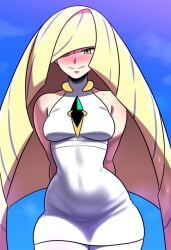 1girls 2024 2d 2d_(artwork) ai_generated blonde_hair game_freak lusamine_(pokemon) mature_female milf mullon nintendo novelai pokemon pokemon_(anime) pokemon_(game) pokemon_sm solo solo_female solo_focus thick_thighs