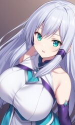 ai_generated big_breasts else_shileska elze_silhoueska female hair_tubes isekai_wa_smartphone_to_tomo_ni. long_hair silver_hair turquoise_eyes,