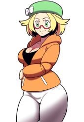 1girls 2024 2d 2d_(artwork) ai_generated bianca_(pokemon) game_freak mullon nintendo novelai pokemon pokemon_(anime) pokemon_(game) pokemon_bw2 solo solo_female solo_focus thick_thighs