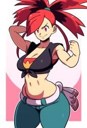 1girls 2024 2d 2d_(artwork) ai_generated flannery_(pokemon) game_freak large_breasts mullon nintendo novelai pokemon pokemon_(anime) pokemon_(game) pokemon_oras pokemon_rse solo solo_female solo_focus thick_thighs