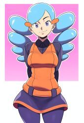 1girls 2024 2d 2d_(artwork) ace_trainer_(pokemon) ai_generated game_freak mullon nintendo novelai pokemon pokemon_(anime) pokemon_(game) solo solo_female solo_focus thick_thighs