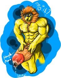 cock_vore furry gay lion no_humans penis_vore vore yaoi