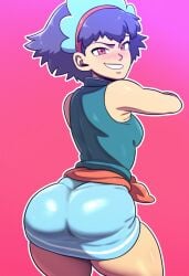 1girls 2024 2d 2d_(artwork) ai_generated ass game_freak miette_(pokemon) mullon nintendo novelai pokemon pokemon_(anime) pokemon_(game) pokemon_xy pokemon_xy_(anime) smug solo solo_female solo_focus thick_thighs