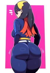 1girls 2024 2d 2d_(artwork) ai_generated ass carmine_(pokemon) game_freak mullon nintendo novelai pokemon pokemon_(anime) pokemon_(game) pokemon_sv solo solo_female solo_focus thick_thighs