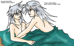 gay human male male_only multiple_boys ryou_bakura tagme yami_bakura yaoi yu-gi-oh!