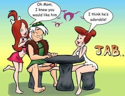 bamm-bamm_rubble cheating_boyfriend cheating_mother cucked_by_mother cuckquean daughters_boyfriend female girlfriends_mother hanna-barbera human in-lawcest jab male milf mother-in-law mother-in-law_and_son-in-law mother_and_daughters_boyfriend pebbles_flintstone penis son-in-law straight_hair the_flintstones the_pebbles_and_bamm-bamm_show wilma_flintstone