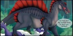 burping burping_up_skull death digestion dinosaur dragon fatal_vore feral feral_pred feral_prey jamkitsune lothar minuette oral_vore skunk sound spinosaurid spinosaurus stomach_noises tagme unwilling_prey video vore