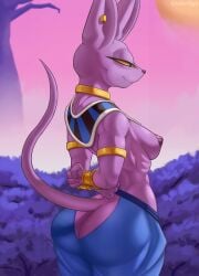 1girl 1girls 2020 2020s anthro anthro_female anthrofied areola areolae ass beerus big_ears bottomwear breasts bubble_ass bubble_butt butt claws close-up clothed clothing cooliehigh crossgender curvy domestic_cat dragon_ball dragon_ball_super ear_piercing ear_ring erect_nipples felid feline felis female female_anthro female_focus female_only furry furry_female genderswap genderswap_(mtf) hairless hairless_cat hand_behind_back hi_res huge_ass huge_butt large_breasts long_ears long_tail mammal mtf_crossgender narrowed_eyes nipples no_bra outside pants piercing presenting presenting_hindquarters purple_body purple_breasts purple_butt purple_nipples purple_nose purple_skin purple_tail rule63 rule_63 sharp_claws side_boob skinny sky smile solo solo_female solo_focus sphynx_(cat) squint standing tail thick_thighs thighs tree wide_hips yellow_eyes