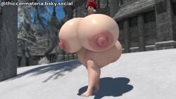 final_fantasy_xiv gigantic_ass gigantic_breasts gpose(ffxiv) moenbryda_wilfsunnwyn no_sound roegadyn slutsofffxiv solo tagme video