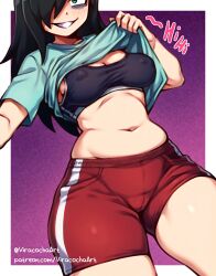 kuroki tomoko from watashi ga motenai no wa dou kangaetemo omaera ga warui! by viracochaart