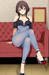 ai_generated cheating cheating_wife cykrixai feet female high_heels interracial kono_subarashii_sekai_ni_shukufuku_wo! legs megumin milf oc qos queen_of_spades saggy_breasts sexy_dress skimpy slutty_female small_breasts voluptuous