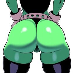 1girls ai_generated ass ass_focus big_ass dat_ass female female_only huge_ass mullon my_hero_academia novelai solo solo_female solo_focus that_ass_was_fat tsuyu_asui