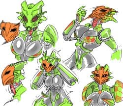 areola bionicle breasts female hero_factory hi_res humanoid krana_(bionicle) lego machine medium_breasts mind_control natalie_breez nipples possession red_eyes robot robot_humanoid simple_background solo thick_thighs ventis2099