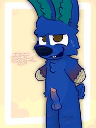 1boy alternate_version_available amputated_arm amputated_arms amputee anthro anthro_bunny anthro_male anthro_only asking asking_for_it asking_viewer awkward awkward_moment awkward_smile bandage bandaged bandaged_arm bandaged_arms big_nose blood blue_body blue_fur blue_penis blush broadside_beach buck-toothed_boy buckteeth bunny cheek_fluff cheek_tuft cock dialog dialogue dick double_amputee ear_fluff english english_dialogue english_text erect_penis erection felixmcfurry fluff fluffy fluffy_ears foreskin_folds fully_naked fully_nude fully_nude_anthro furry furry_male furry_only hair_tuft implied_self_harm lagomorph looking_at_viewer looking_at_you male male_only no_arms nudity penis plantigrade plantigrade_anthro rabbit rabbit_boy rabbit_humanoid scar scars scars_on_arm scars_on_thighs self-harm self-harm_scars self_harm self_harm_scars selfharm selfharm_scars shipwrecked_64 solo solo_male stumbler_o'hare sweat sweatdrop sweating talking_to_viewer text