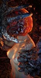 3d blendguardian breasts corruption detailed_background erect_nipples faceless_female female femsub head_capture human jill_valentine mind_control monster ne-α_type nemesis_alpha nightmare_fuel nipples nude parasite resident_evil resident_evil_3_remake solo takeover tentacle thick_thighs