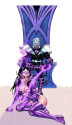 1boy1girl carol_ferris chain_leash dc_comics female_slave gloves high_boots predator_(abraham_pointe) sex_slave star_sapphire_corps violet_lantern