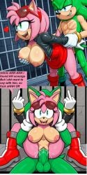 1boy 1boy1girl 1girls ai_generated amy_rose female male male/female pixai scourge_the_hedgehog silverknight395 sonic_(series) sonic_the_hedgehog_(series) tagme