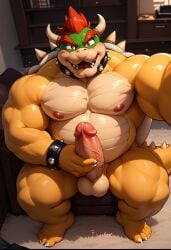 1boy abs ai_generated anthro balls bara belly big_penis bowser bracelet civitai completely_nude completely_nude_male daddy erection eyebrows fangs feet full_body furry furry_male furry_only horns koopa large_pectorals large_penis looking_at_viewer lying male male_focus male_masturbation male_only mario_(series) masturbation monster monster_boy muscular muscular_anthro muscular_male nintendo nipples nude nudity pectorals penis precum red_hair selfie sharp_teeth short_hair soles solo spikes spread_legs stomach sweat tail teeth testicles thick_eyebrows thick_thighs thighs uncensored veins veiny_penis yellow_body