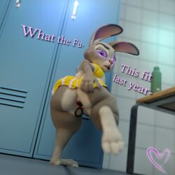 1:1 3d alogue anal anal_beads anal_sex anonymousfm anthro anus ass big_butt bottomwear cheerleader cheerleader_outfit clothed clothing clothing_lift digital_media_(artwork) disney english_text feet female fur genitals glowing glowing_eyes hair hi_res judy_hopps lagomorph leporid locker_room looking_back mammal open_mouth paws penetration plump_labia puffy_anus pussy rabbit sex_toy skirt skirt_lift solo tail text thick_thighs toes topwear white_body white_fur zootopia