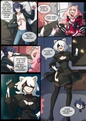 character_request comic kinkymation lilyggoth_(kinkymation) original original_character tagme yorha_2b