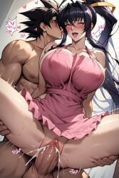 ahe_gao ai_generated akeno_himejima blush breasts classroom crossover cum_in_pussy dragon_ball excited female goku grabbing_own_breast high_school_dxd horny_male naked nipples open_mouth orgasm penis pussy son_goku standing_sex testicles uncensored vaginal_penetration