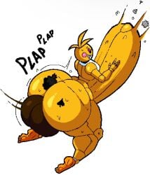 animatronic big_ass big_penis chica_(fnaf) fat_ass five_nights_at_freddy's five_nights_at_freddy's_2 hyper hyper_penis sex smaller_male stomach_bulge toy_chica_(fnaf) varix