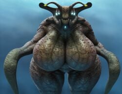 sea emperor leviathan from subnautica by matronai (artist)