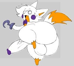 1boy big_ass big_penis femboy five_nights_at_freddy's five_nights_at_frickbears five_nights_at_frickbears_3 hook lolbit_(fnaf) lolbit_(frickbears) loudnormal4 solo tagme