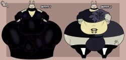1nonbinary anthro bottom_heavy furry jacky_arts nonbinary obese overweight overweight_nonbinary slug wide_hips