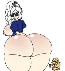 1female 1girls adult adult_female ass bare_ass bare_legs bare_thighs big_ass big_breasts blue_eyes braid braided_hair breasts breasts_bigger_than_head curvaceous curvaceous_female curvaceous_figure curvy curvy_body curvy_female curvy_figure curvy_hips dat_ass e elbow_gloves elek-tronikz eye_scar female gloves green_eyes hourglass_figure hourglass_figured_female large_breasts long_gloves long_legs milf mommy mommy_milkers older_female rooster_teeth rwby sketch sunglasses teasing thick thick_ass thick_hips thick_thighs viz_media weiss_schnee weiss_schnee_(atlas) white-haired_female white_female white_hair white_hair_female yang_xiao_long