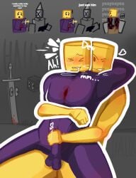 2males asking_for_sex cube devesto die_of_death_(roblox) drool fully h4llx mequot nude oc open_wound sword