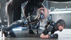 1animal 1girls 2025 3d animated azurelotus bob_cut bouncing_balls bunny_(the_first_descendant) clothed_female clothed_female_nude_male clothed_sex high_heels horse horsecock huge_balls huge_cock interspecies jack-o_pose longer_than_30_seconds loop munt_works short_video shorter_than_one_minute sound spread_legs stomach_bulge tagme the_first_descendant video zoophilia