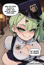 4k ai_generated alternate_costume angels_of_delusion ass big_ass big_breasts big_butt big_thighs caption comic curvy curvy_body curvy_female curvy_hips dialogue high_resolution hips hoyoverse huge_ass huge_butt huge_thighs hyper hyper_ass hyper_butt hyper_thighs large_ass large_butt large_thighs miralicit police police_uniform policewoman sexy sexy_body sexy_female sexy_pose shortstack small_breasts sunna_(zenless_zone_zero) thick_ass thick_butt thick_hips thick_legs thick_thighs zenless_zone_zero