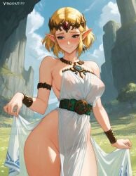 princess zelda from breath of the wild